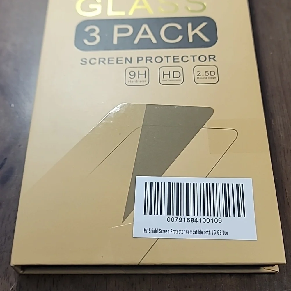 Mr. Shield Glass Screen Protector 3 Pack LG G6 Duo Brand New Sealed